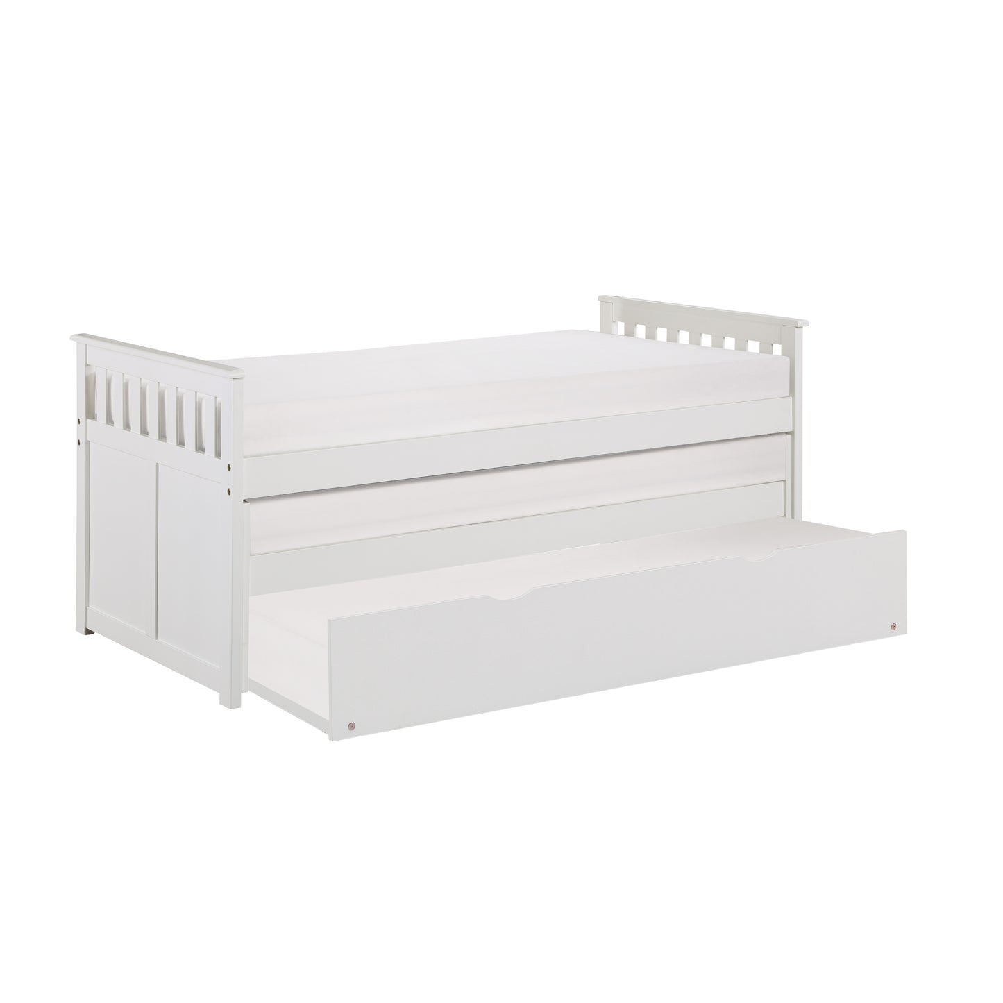 B2053RTW-1R* - (4) Twin/Twin Bed with Twin Trundle