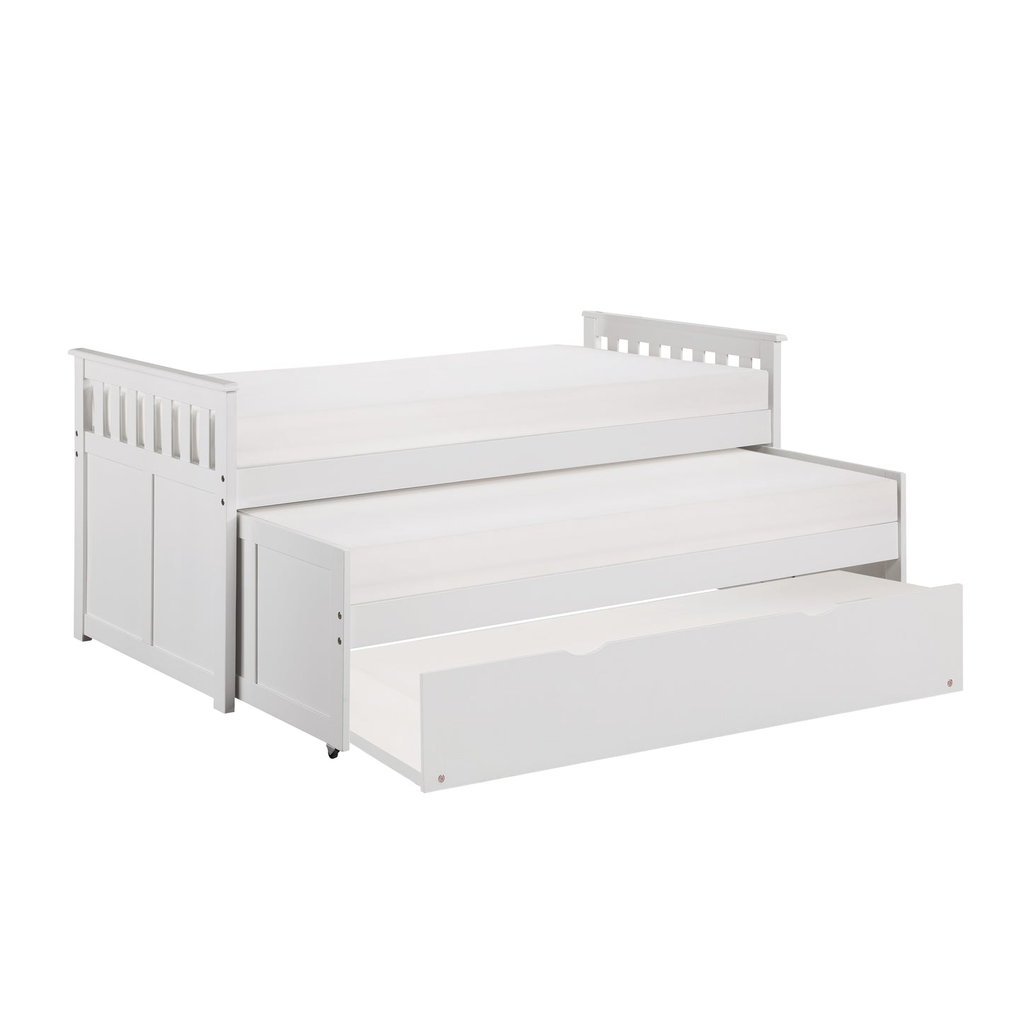 B2053RTW-1R* - (4) Twin/Twin Bed with Twin Trundle