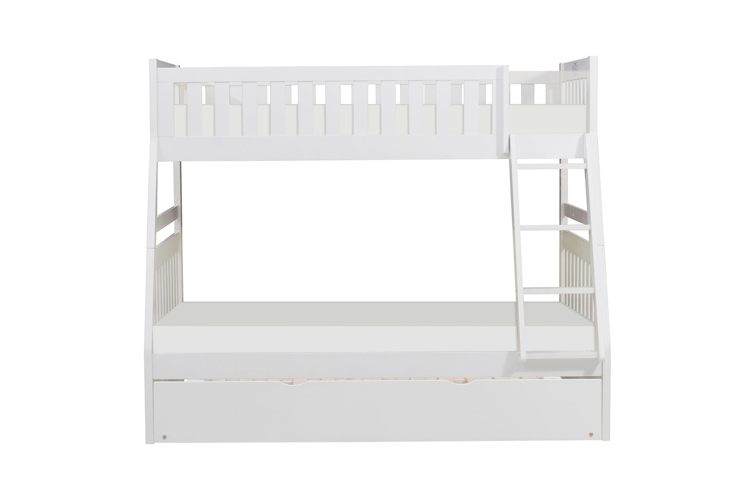 B2053TFW-1*R - (4) Twin/Full Bunk Bed with Twin Trundle