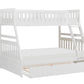 B2053TFW-1*R - (4) Twin/Full Bunk Bed with Twin Trundle
