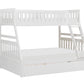 B2053TFW-1*R - (4) Twin/Full Bunk Bed with Twin Trundle