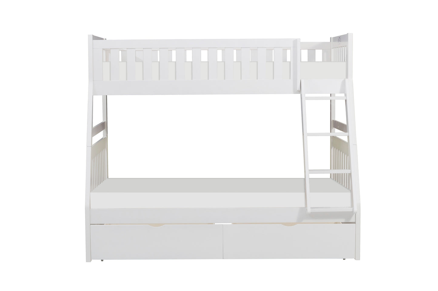 B2053TFW-1*T - (4) Twin/Full Bunk Bed with Storage Boxes