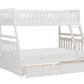B2053TFW-1*T - (4) Twin/Full Bunk Bed with Storage Boxes