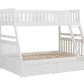 B2053TFW-1*T - (4) Twin/Full Bunk Bed with Storage Boxes
