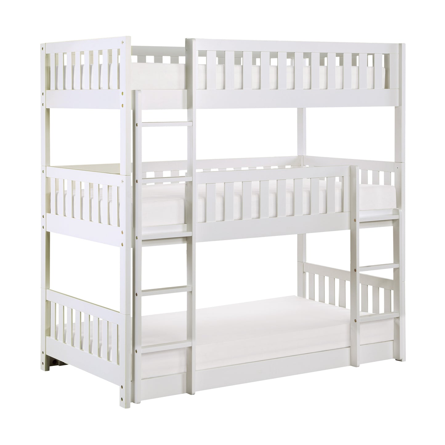 B2053TTTW-1* - (3) Triple Bunk Bed