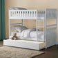 B2053W-1*R - (4) Twin/Twin Bunk Bed with Twin Trundle