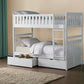 B2053W-1*T - (4) Twin/Twin Bunk Bed with Storage Boxes