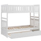 B2053W-1*R - (4) Twin/Twin Bunk Bed with Twin Trundle
