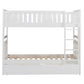 B2053W-1*T - (4) Twin/Twin Bunk Bed with Storage Boxes