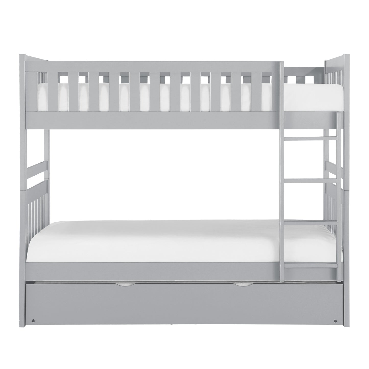 B2063-1*R - (4) Twin/Twin Bunk Bed with Twin Trundle