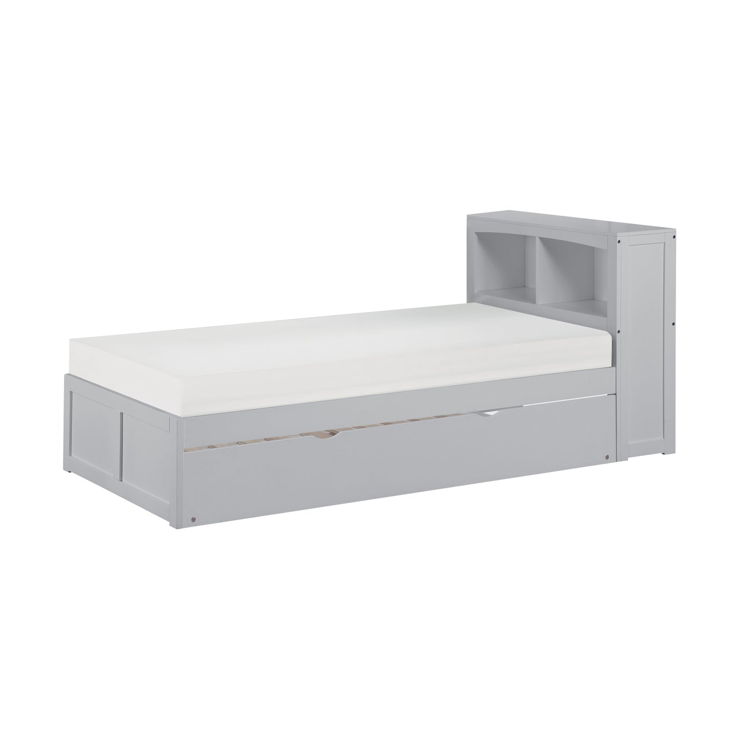 B2063BC-1R* - (3) Twin Bookcase Bed with Twin Trundle