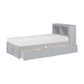 B2063BC-1T* - (3) Twin Bookcase Bed with Storage Boxes