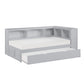 B2063BC-1BCR* - (4) Twin Bookcase Corner Bed with Twin Trundle