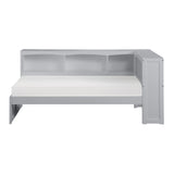 B2063BC-1BC* - (3) Twin Bookcase Corner Bed