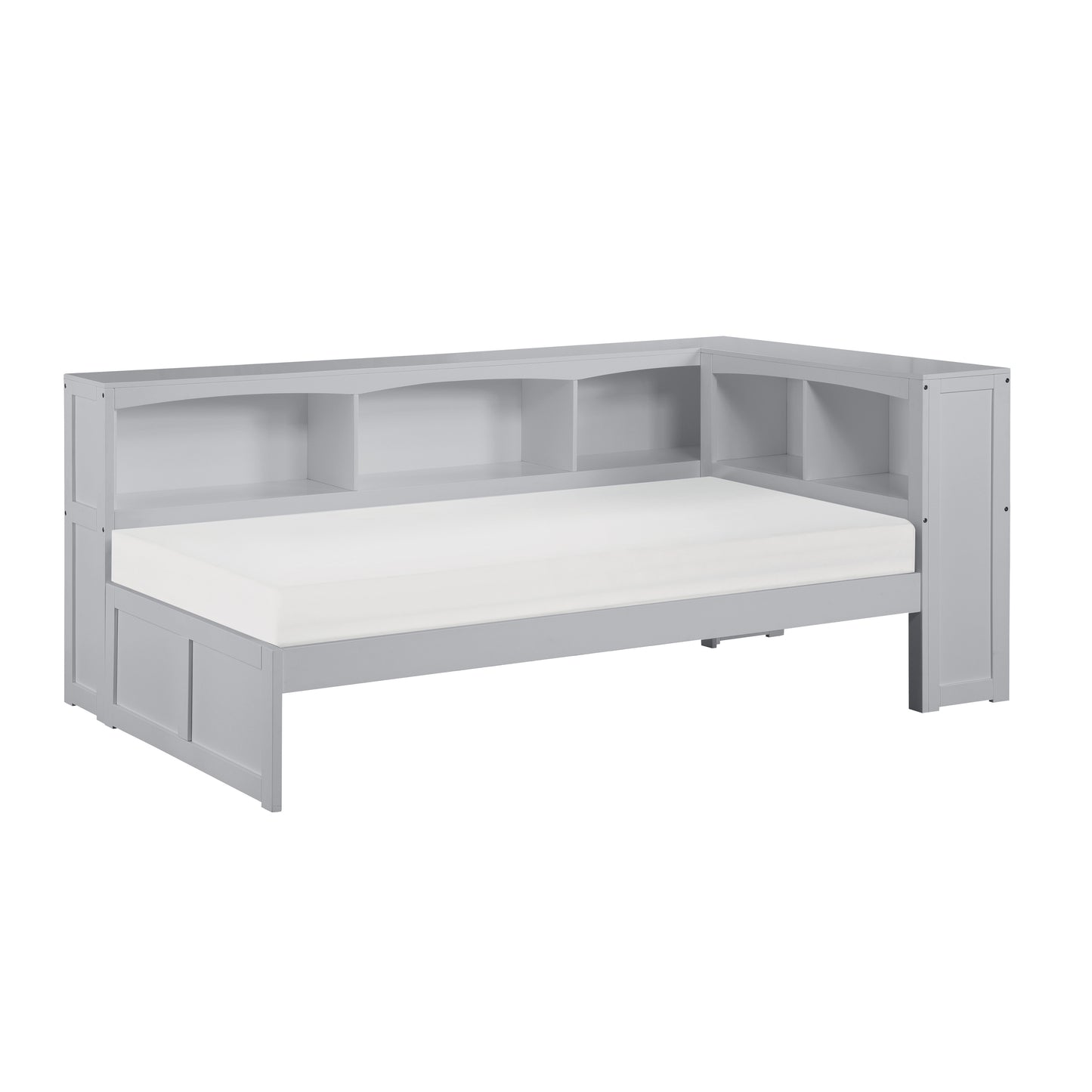 B2063BC-1BC* - (3) Twin Bookcase Corner Bed