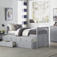 B2063PR-1* - (2) Twin/Twin Trundle Bed
