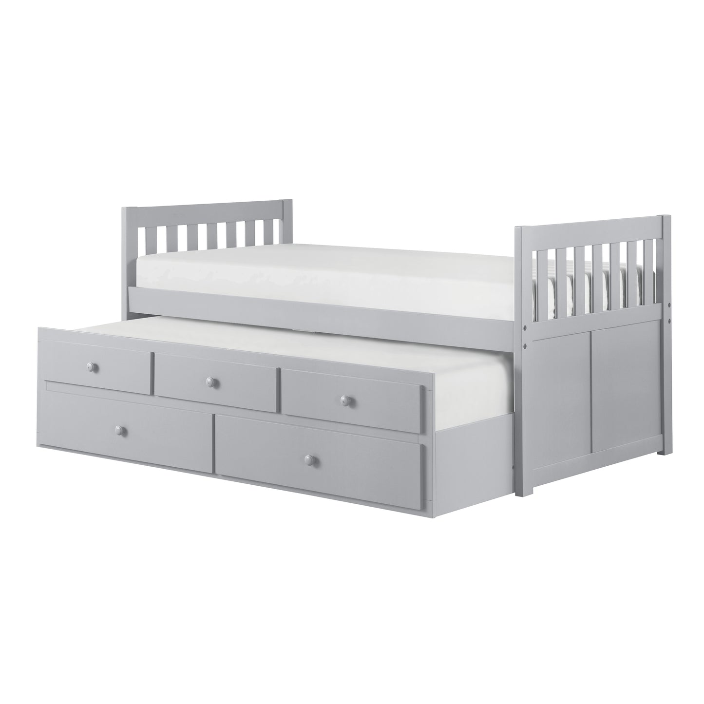 B2063PR-1* - (2) Twin/Twin Trundle Bed