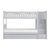 B2063SB-1*R - (5) Twin/Twin Step Bunk Bed with Twin Trundle