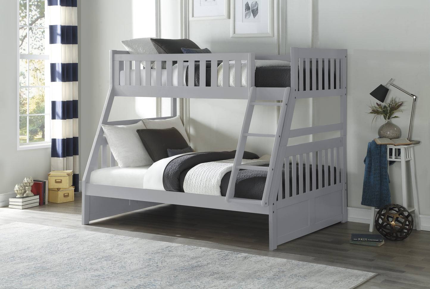 B2063TF-1* - (3) Twin/Full Bunk Bed