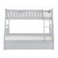 B2063TF-1*R - (4) Twin/Full Bunk Bed with Twin Trundle