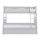 B2063TF-1*R - (4) Twin/Full Bunk Bed with Twin Trundle