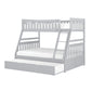 B2063TF-1*R - (4) Twin/Full Bunk Bed with Twin Trundle