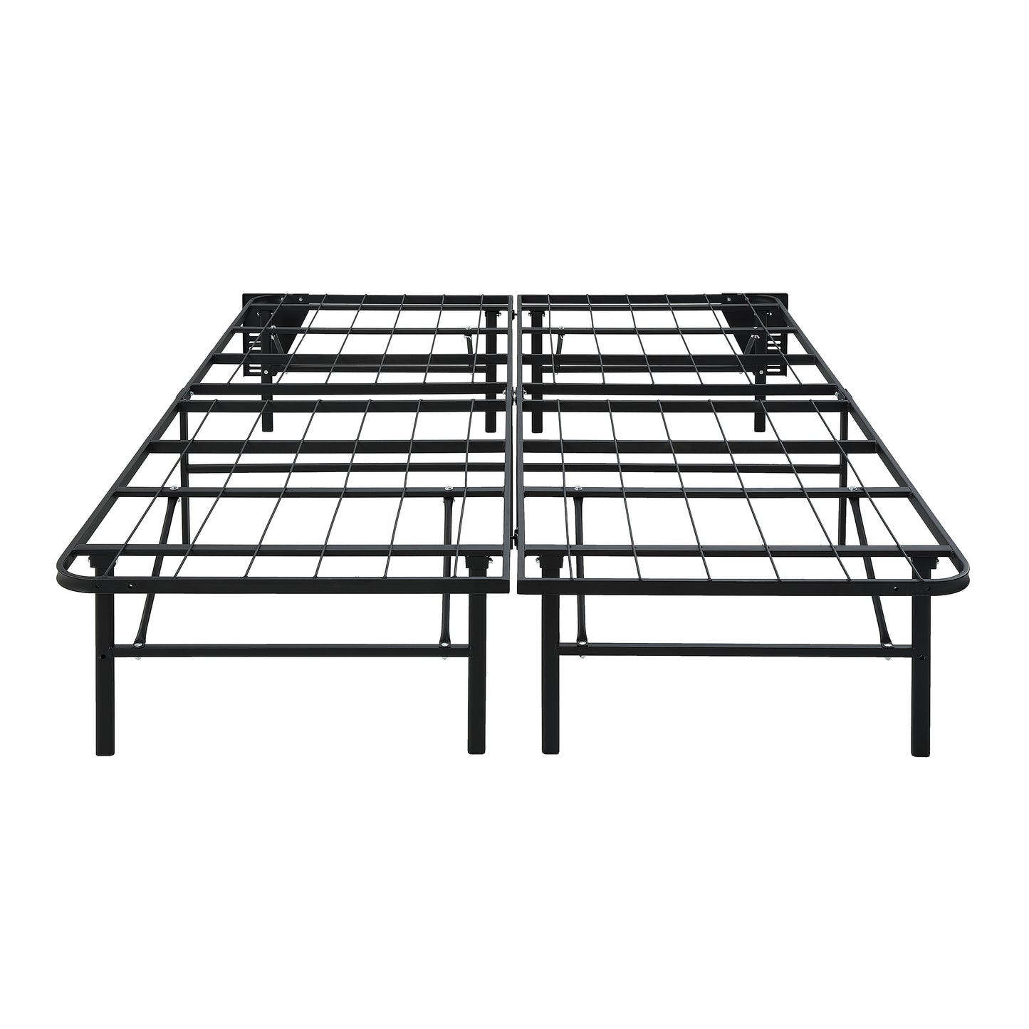 BF-1MT-Q - Queen Foldable Metal Platform Bed Frame, Toolless