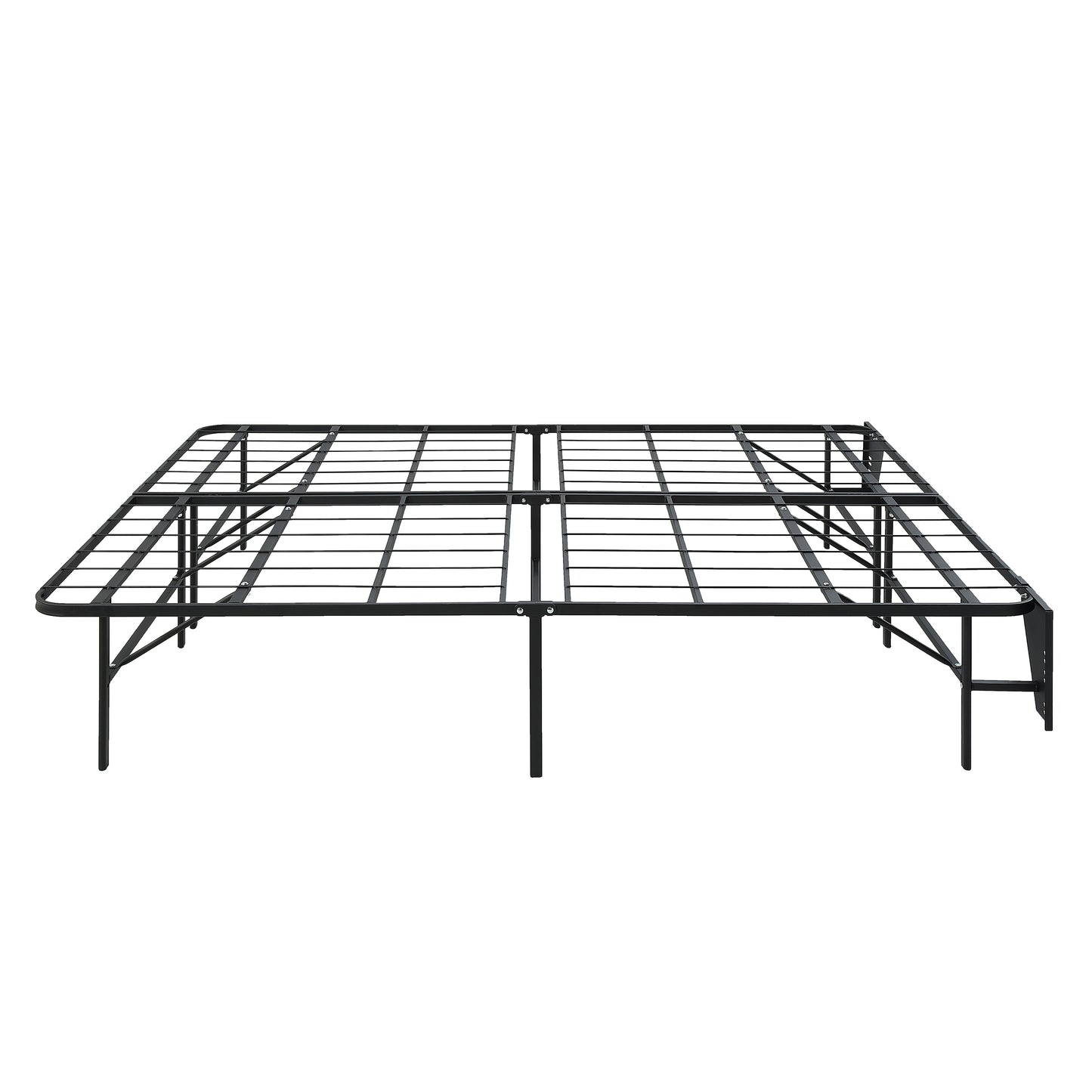 BF-1MT-Q - Queen Foldable Metal Platform Bed Frame, Toolless