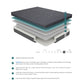 MT-H08F - 8" Full Gel-Infused Memory Foam Hybrid Mattress