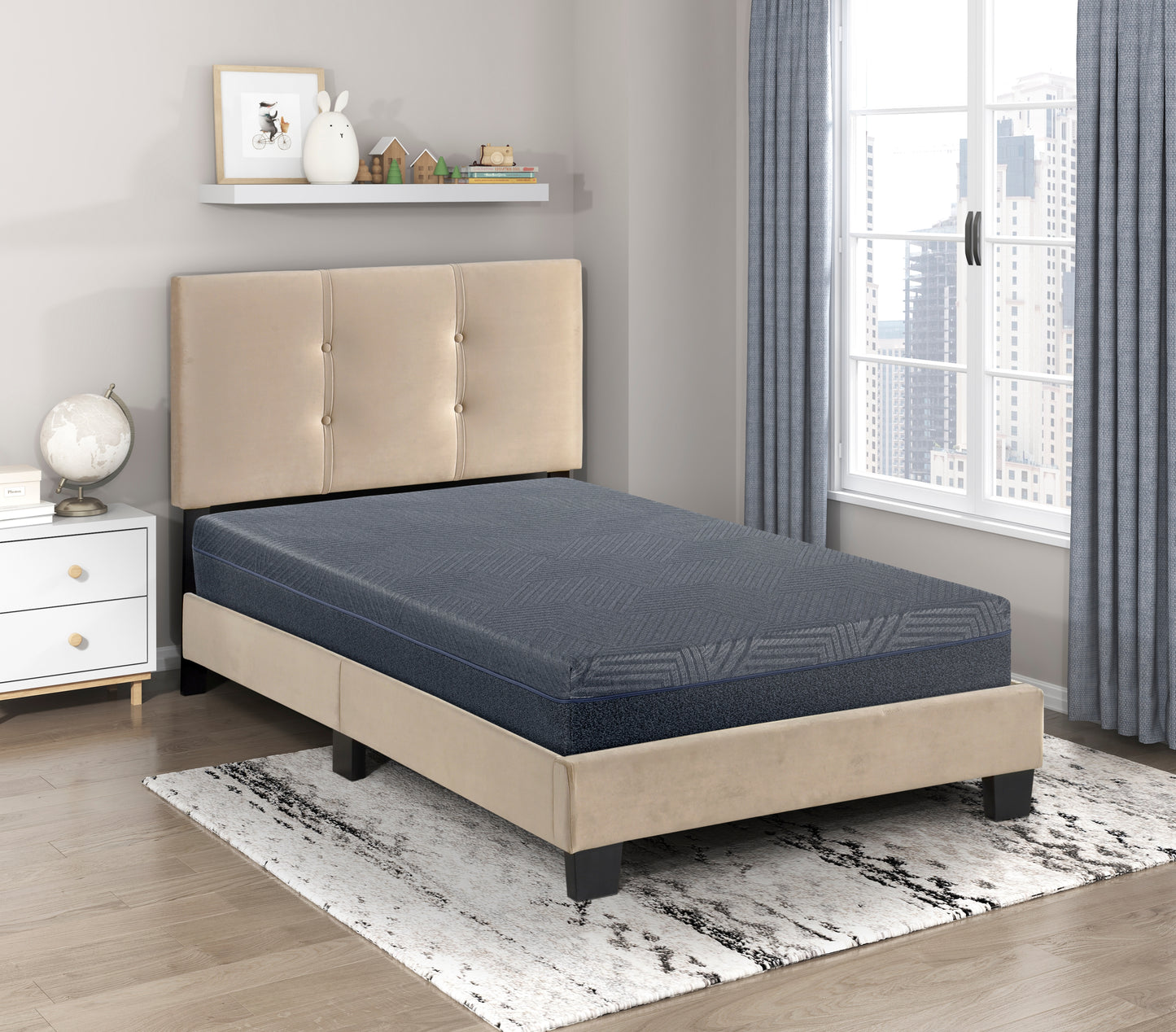 MT-UNG11T - 11" Twin Green Tea Gel-Infused Memory Foam Mattress