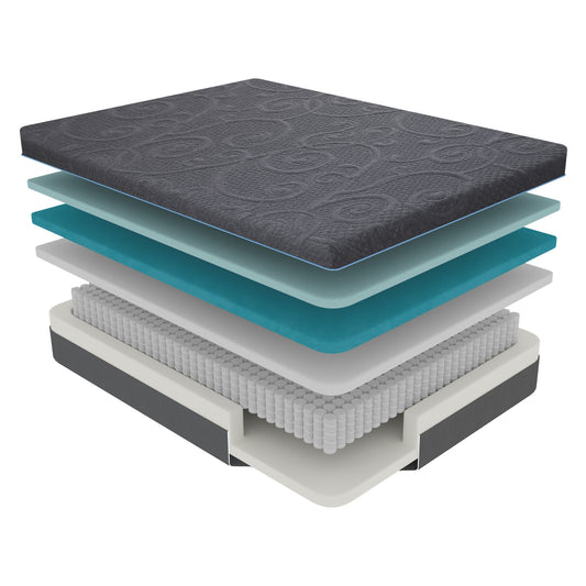 MT-H14CK - 14" California King Gel-Infused Memory Foam Hybrid Mattress