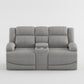 9207CHC-2 - Double Reclining Love Seat with Center Console