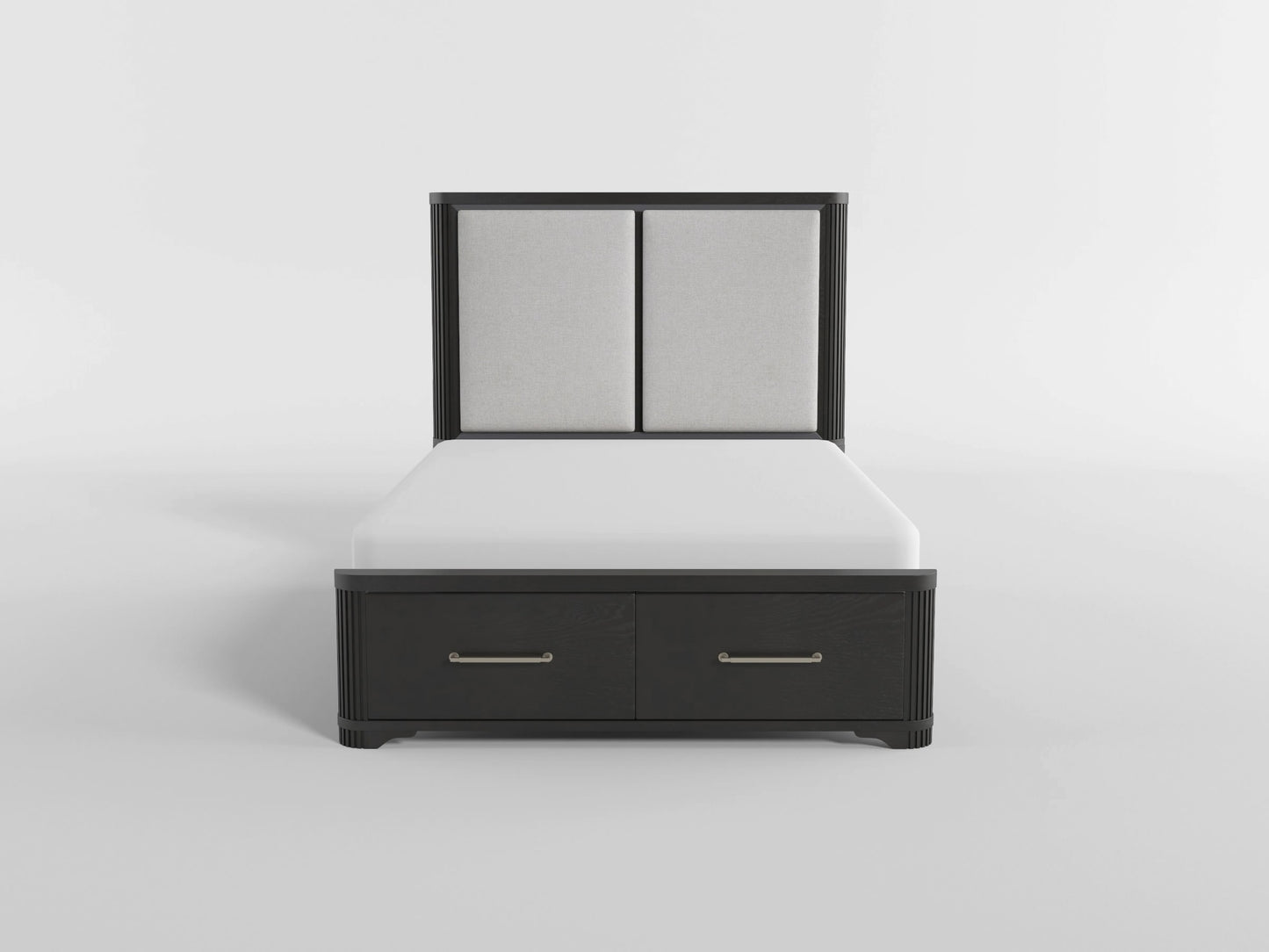 1381K-1CK* - (3) California King Platform Bed with Footboard Storage