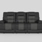 9388GRY-3 - Double Reclining Sofa with Center Drop-Down Cup Holders, Receptacles and USB Ports