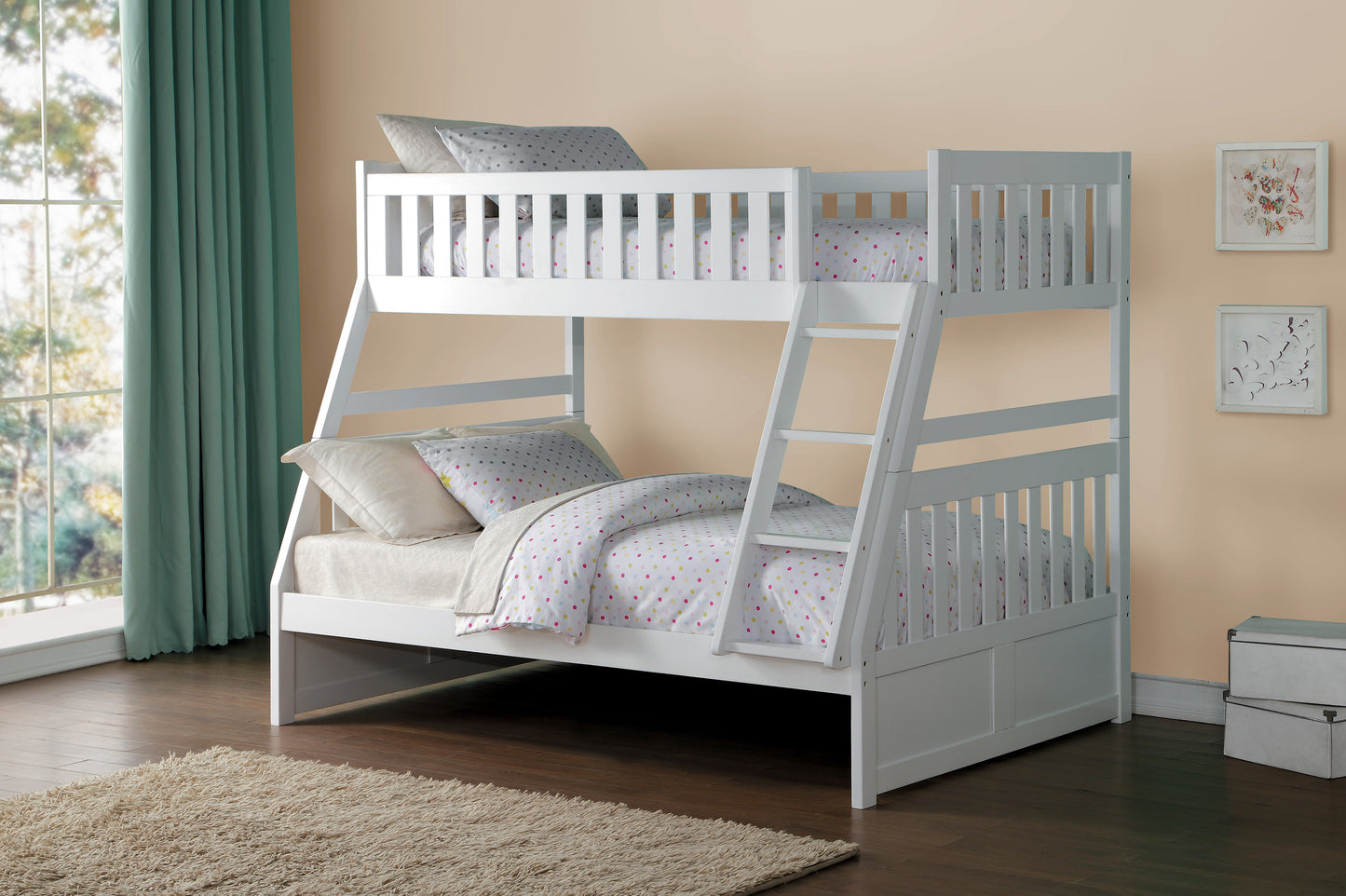 B2053TFW-1* - (3) Twin/Full Bunk Bed