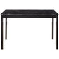 2601BK-48 - Dining Table, Faux Marble Top