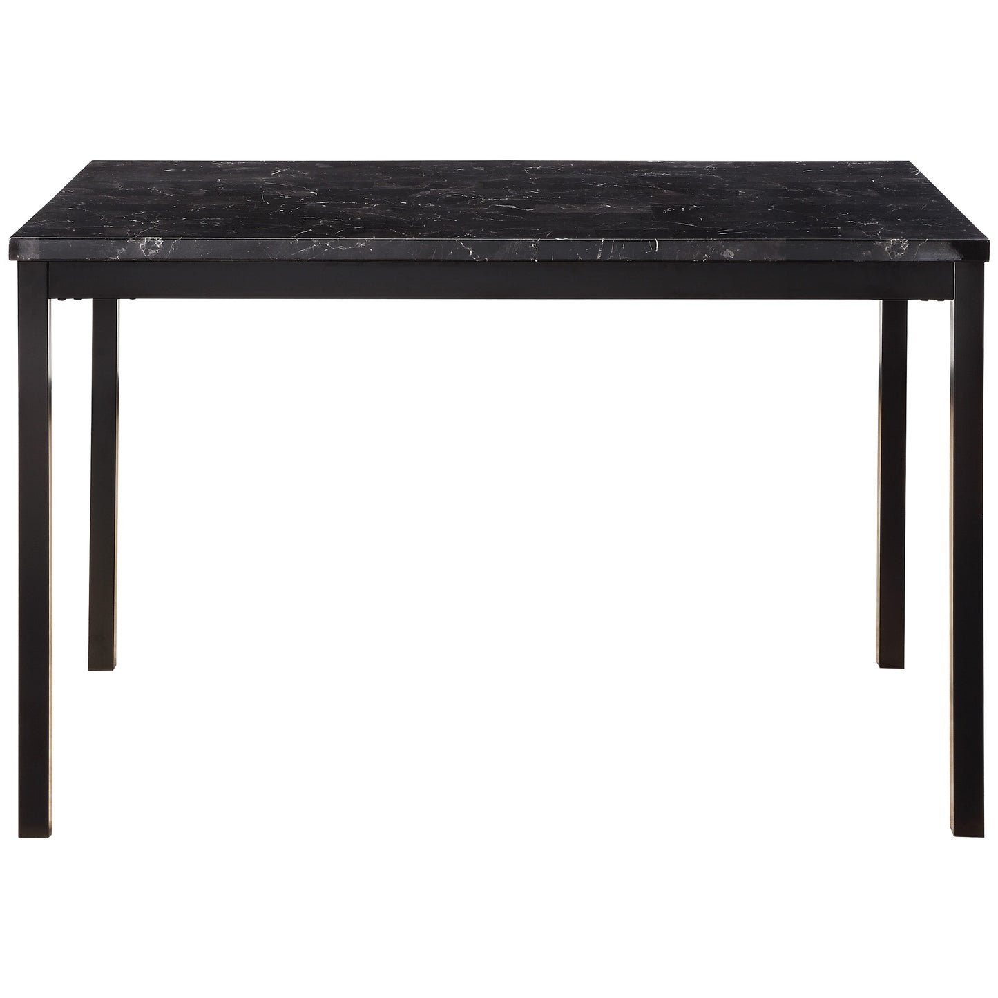 2601BK-48 - Dining Table, Faux Marble Top