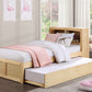 B2043BC-1R* - (3) Twin Bookcase Bed with Twin Trundle