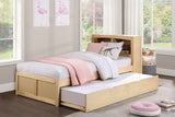 B2043BC-1R* - (3) Twin Bookcase Bed with Twin Trundle