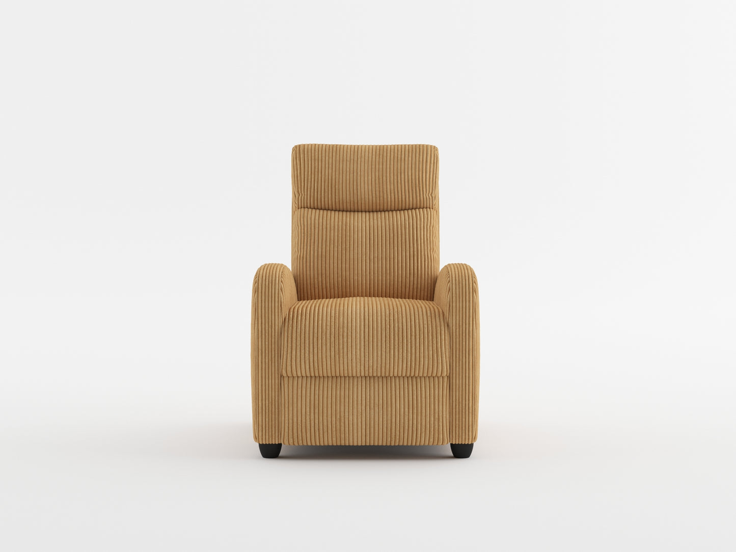 9588GRY-1PB - Push Back Reclining Chair