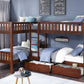 B2013CNDC-1T* - (4) Corner Bunk Bed with Storage Boxes