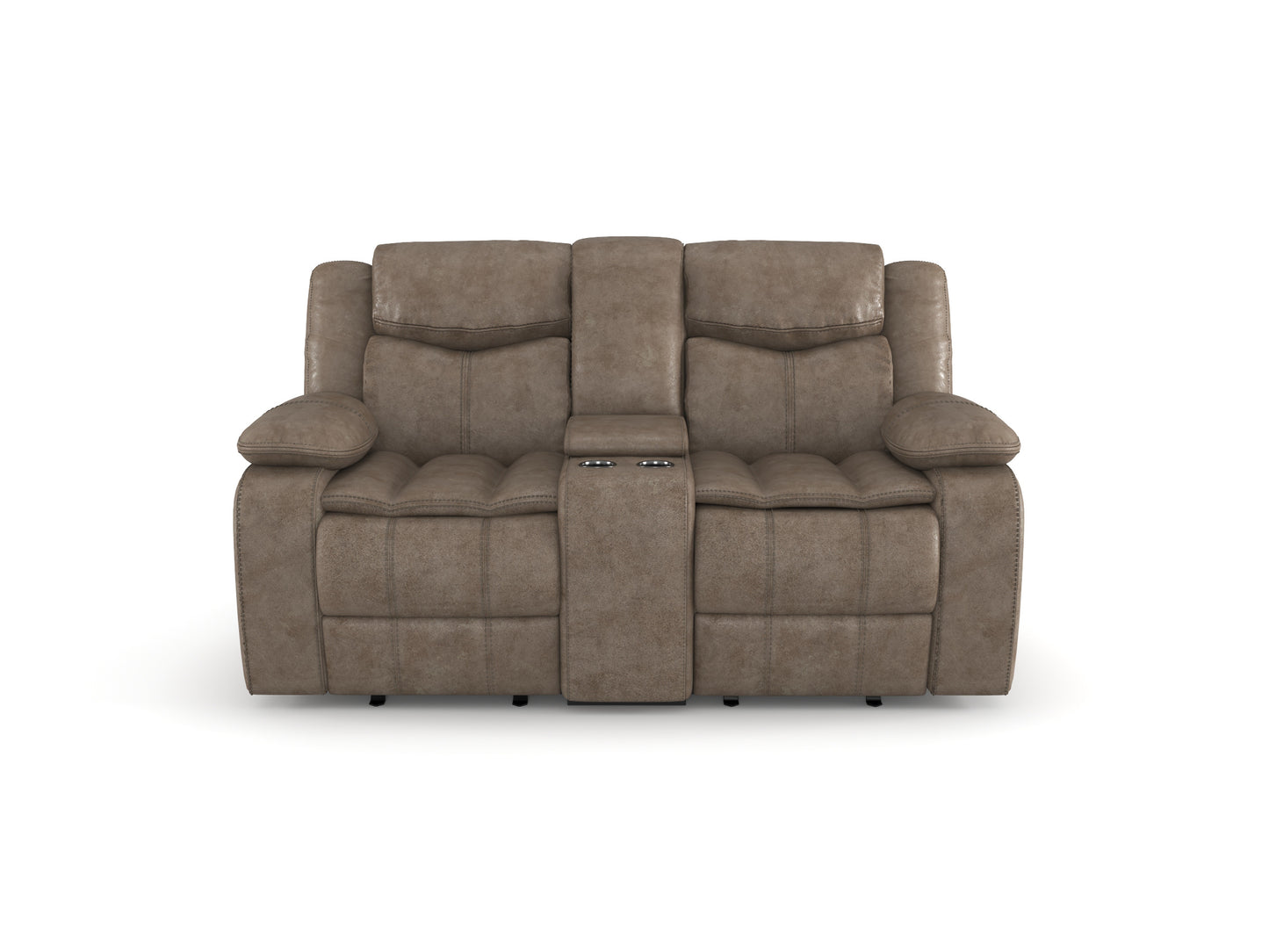 8230BLK*2 - 2pc Set: Sofa, Love