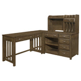 4522*4 - 4pc Corner Desk (Desk+Corner+Credenza+Hutch)