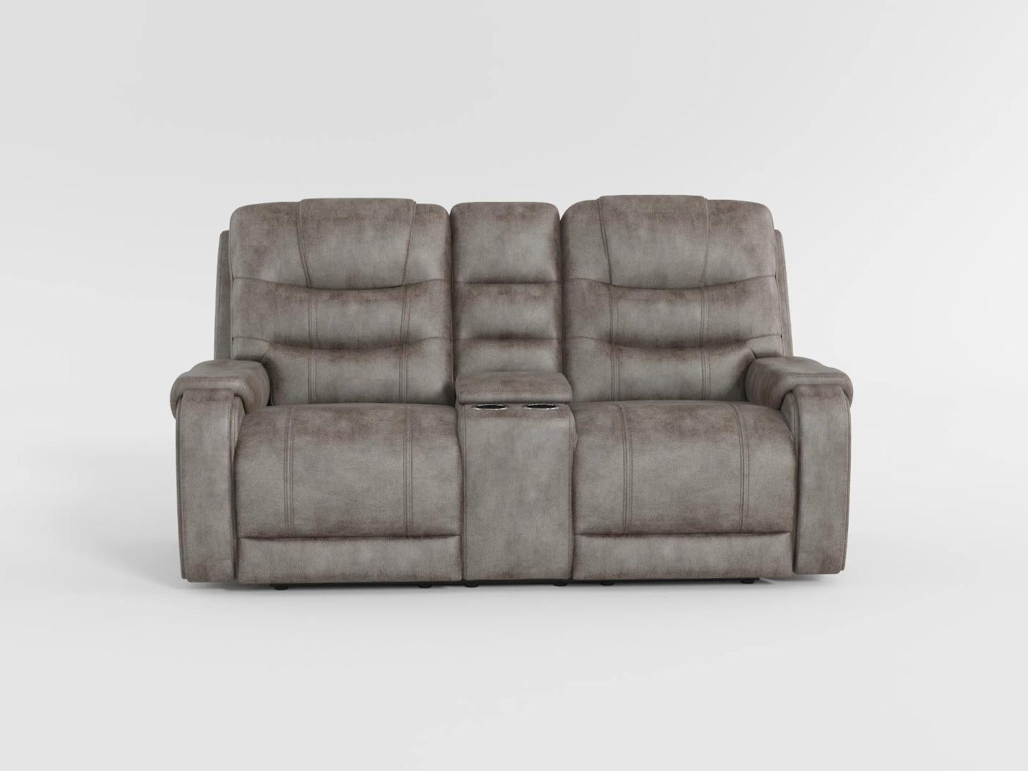 9634GBR-2 - Double Reclining Love Seat with Center Console
