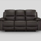 9368BRW-3 - Double Reclining Sofa