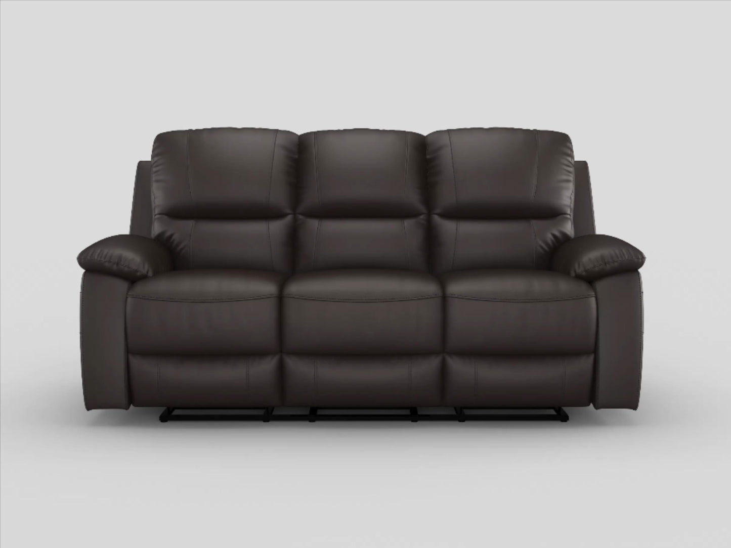 9368BRW-3 - Double Reclining Sofa