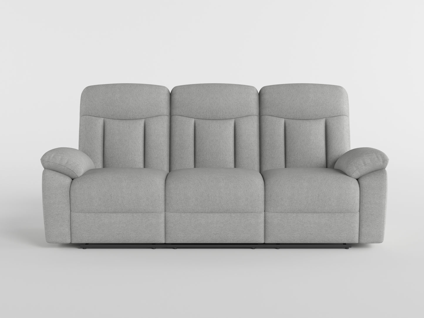 8440GRY-3 - Double Reclining Sofa